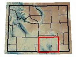 Maps of the Medicine Bow National Forest Catchments
